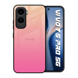 Pastel Pink Gradient Vivo T5 Pro 5G Glass Back Cover Online