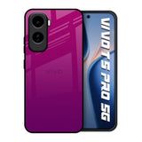 Magenta Gradient Vivo T5 Pro 5G Glass Back Cover Online