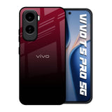 Wine Red Vivo T5 Pro 5G Glass Back Cover Online
