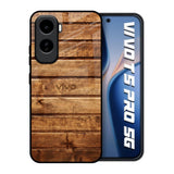 Wooden Planks Vivo T5 Pro 5G Glass Back Cover Online