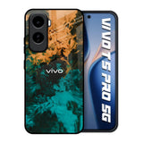 Watercolor Wave Vivo T5 Pro 5G Glass Back Cover Online