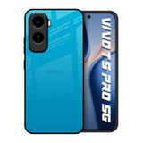 Blue Aqua Vivo T5 Pro 5G Glass Back Cover Online