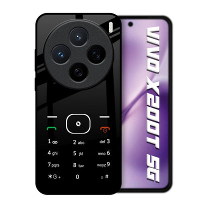 Classic Keypad Pattern Vivo X200T 5G Glass Back Cover Online