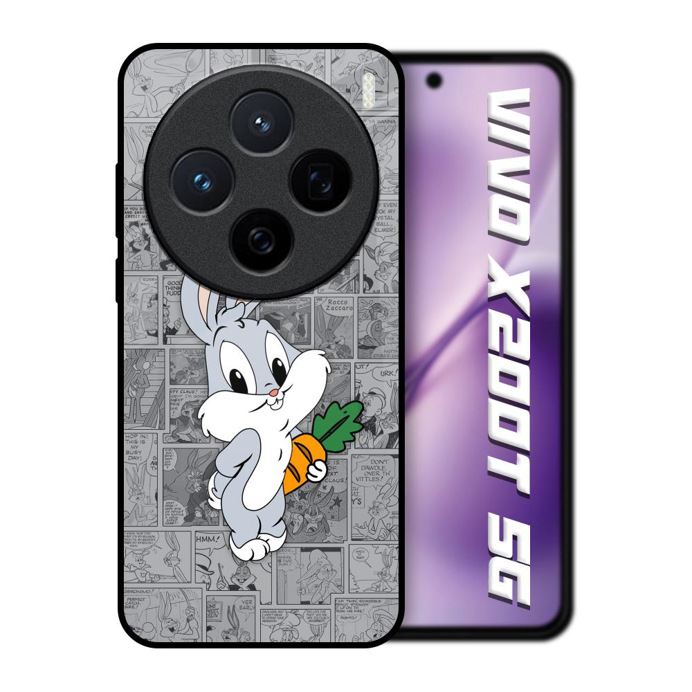 Cute Baby Bunny Vivo X200T 5G Glass Back Cover Online