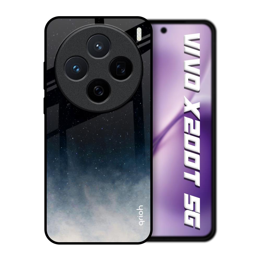 Black Aura Vivo X200T 5G Glass Back Cover Online