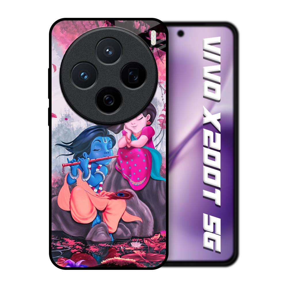 Radha Krishna Art Vivo X200T 5G Glass Back Cover Online