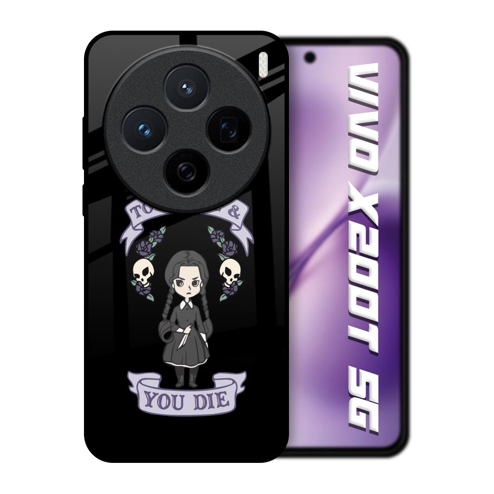 Touch Me & You Die Vivo X200T 5G Glass Back Cover Online