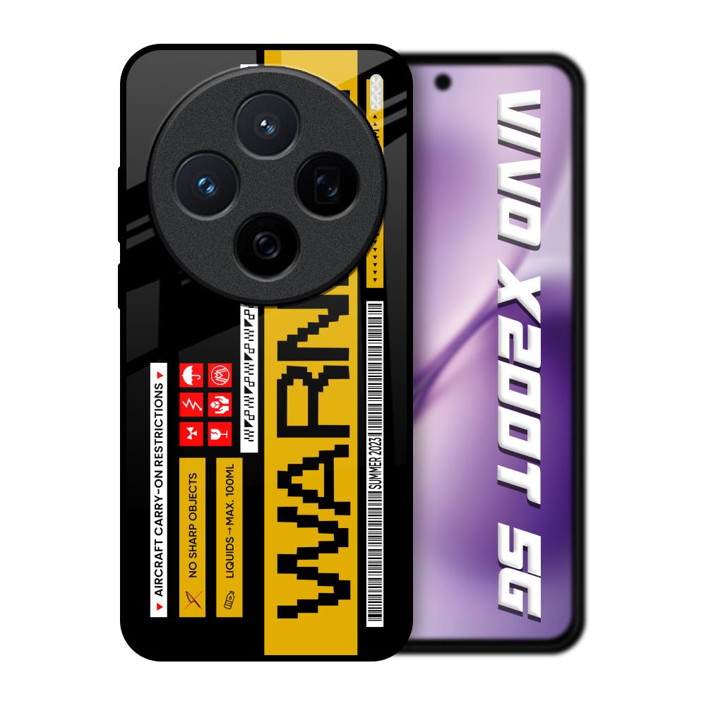 Aircraft Warning Vivo X200T 5G Glass Back Cover Online