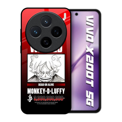 Luffy Wanted Vivo X200T 5G Glass Back Cover Online