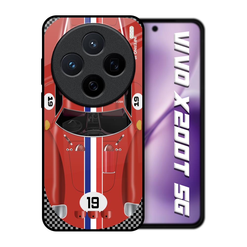 Racing Vintage Vivo X200T 5G Glass Back Cover Online