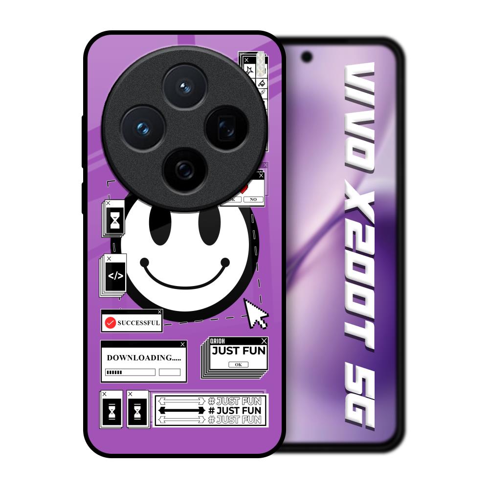 Code with Smile Vivo X200T 5G Glass Back Cover Online