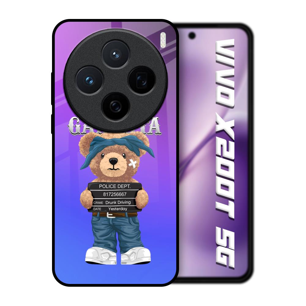 Gangsta Bear Vivo X200T 5G Glass Back Cover Online