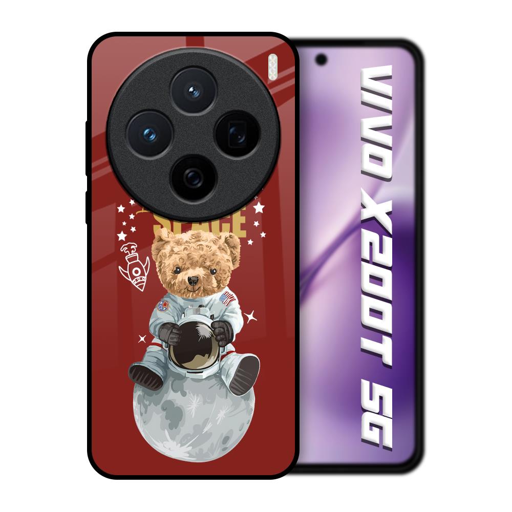 Astronaut Bear Vivo X200T 5G Glass Back Cover Online