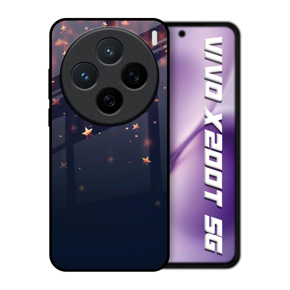 Falling Stars Vivo X200T 5G Glass Back Cover Online