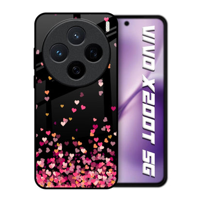 Heart Rain Fall Vivo X200T 5G Glass Back Cover Online