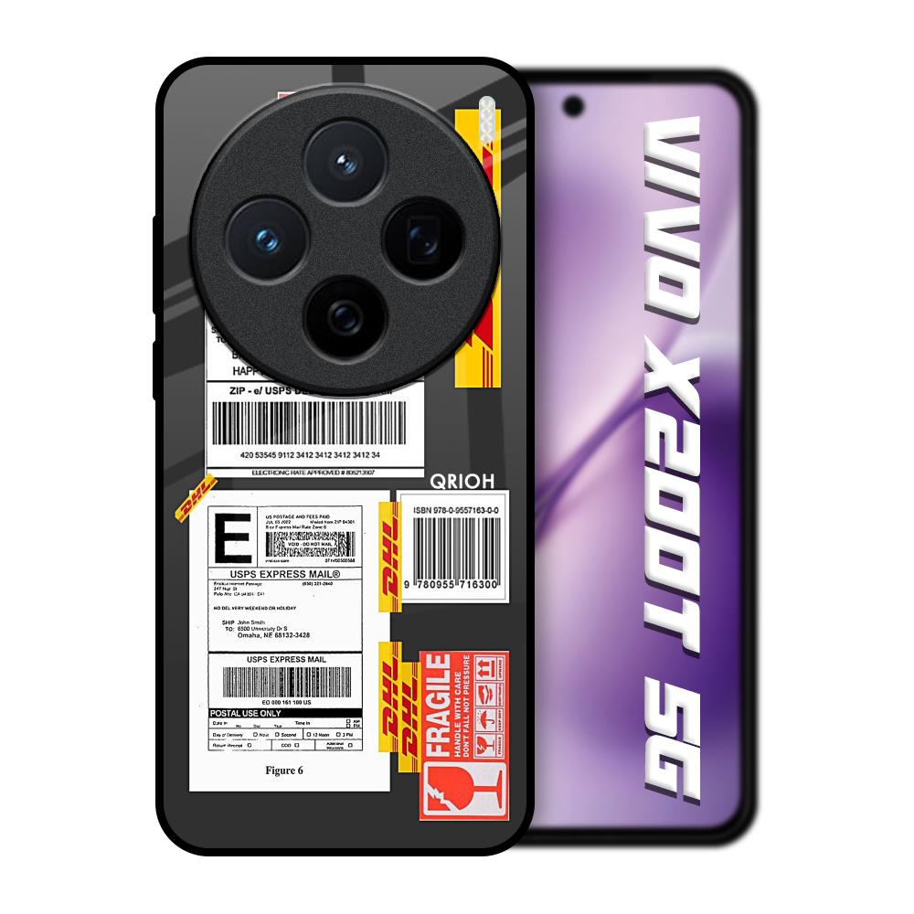 Cool Barcode Label Vivo X200T 5G Glass Back Cover Online