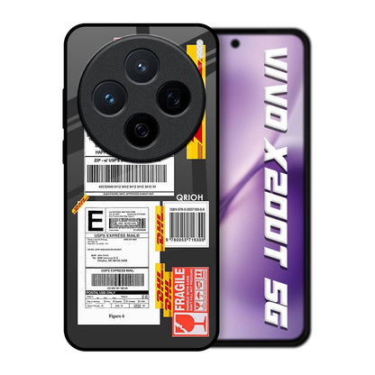 Cool Barcode Label Vivo X200T 5G Glass Back Cover Online