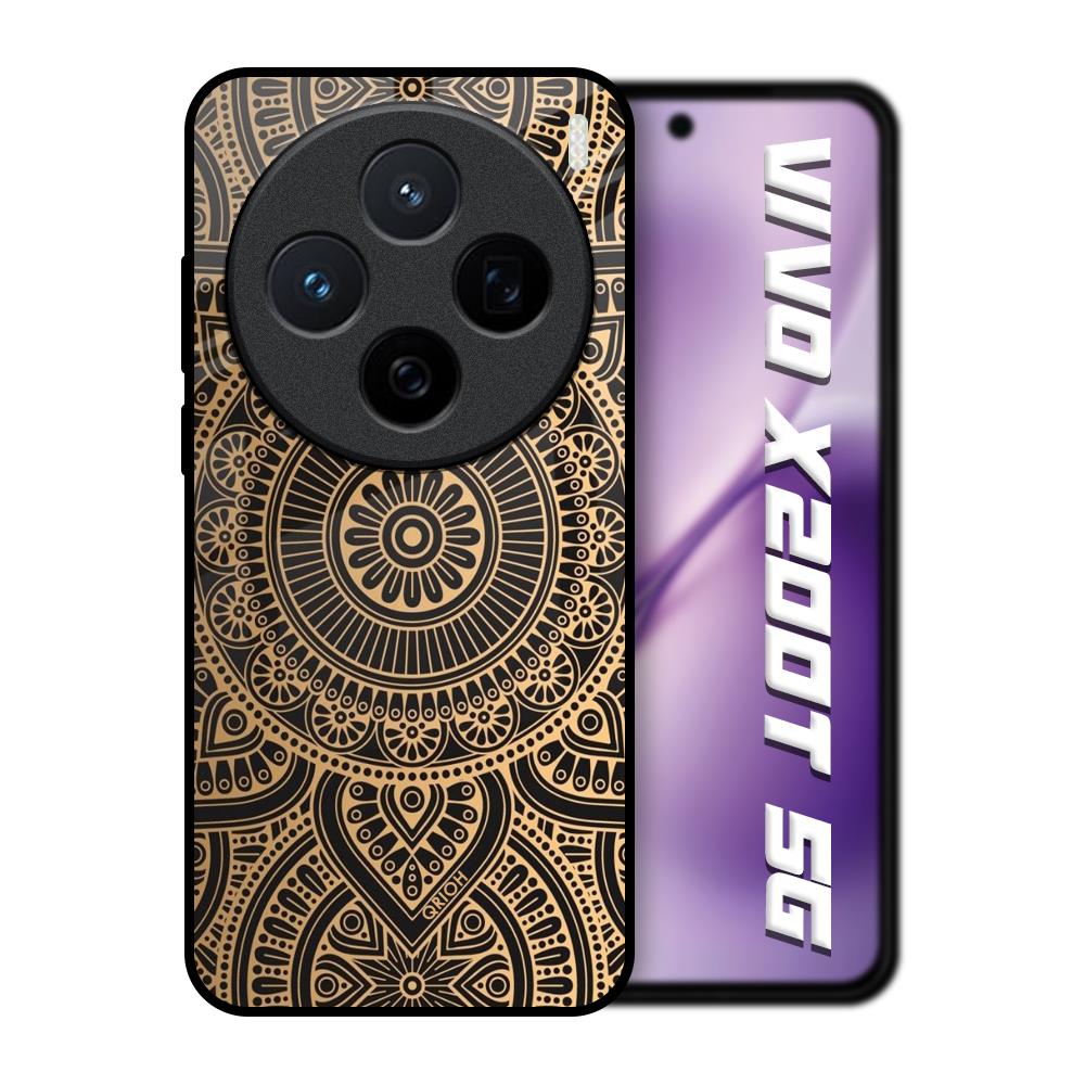 Luxury Mandala Vivo X200T 5G Glass Back Cover Online