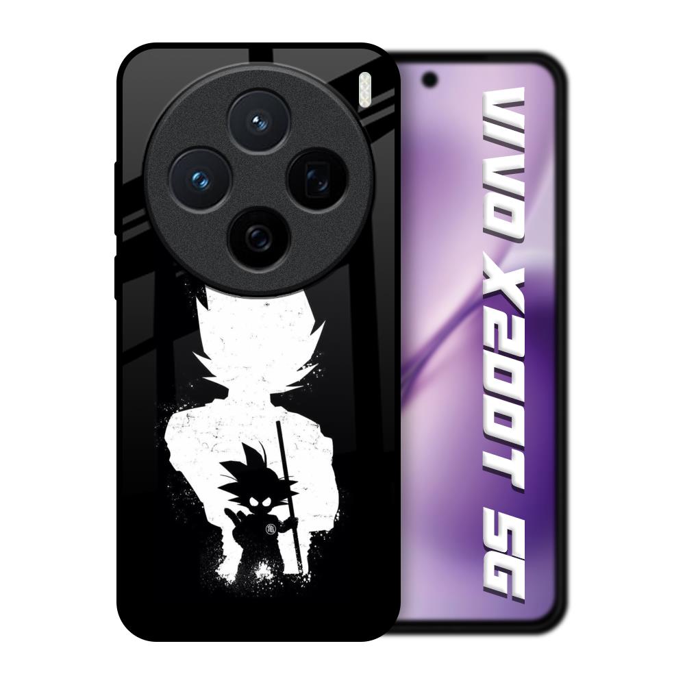 Monochrome Goku Vivo X200T 5G Glass Back Cover Online