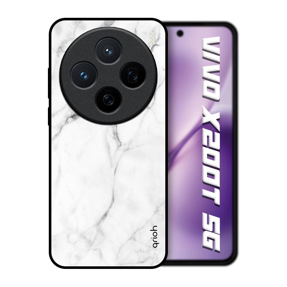 Modern White Marble Vivo X200T 5G Glass Back Cover Online