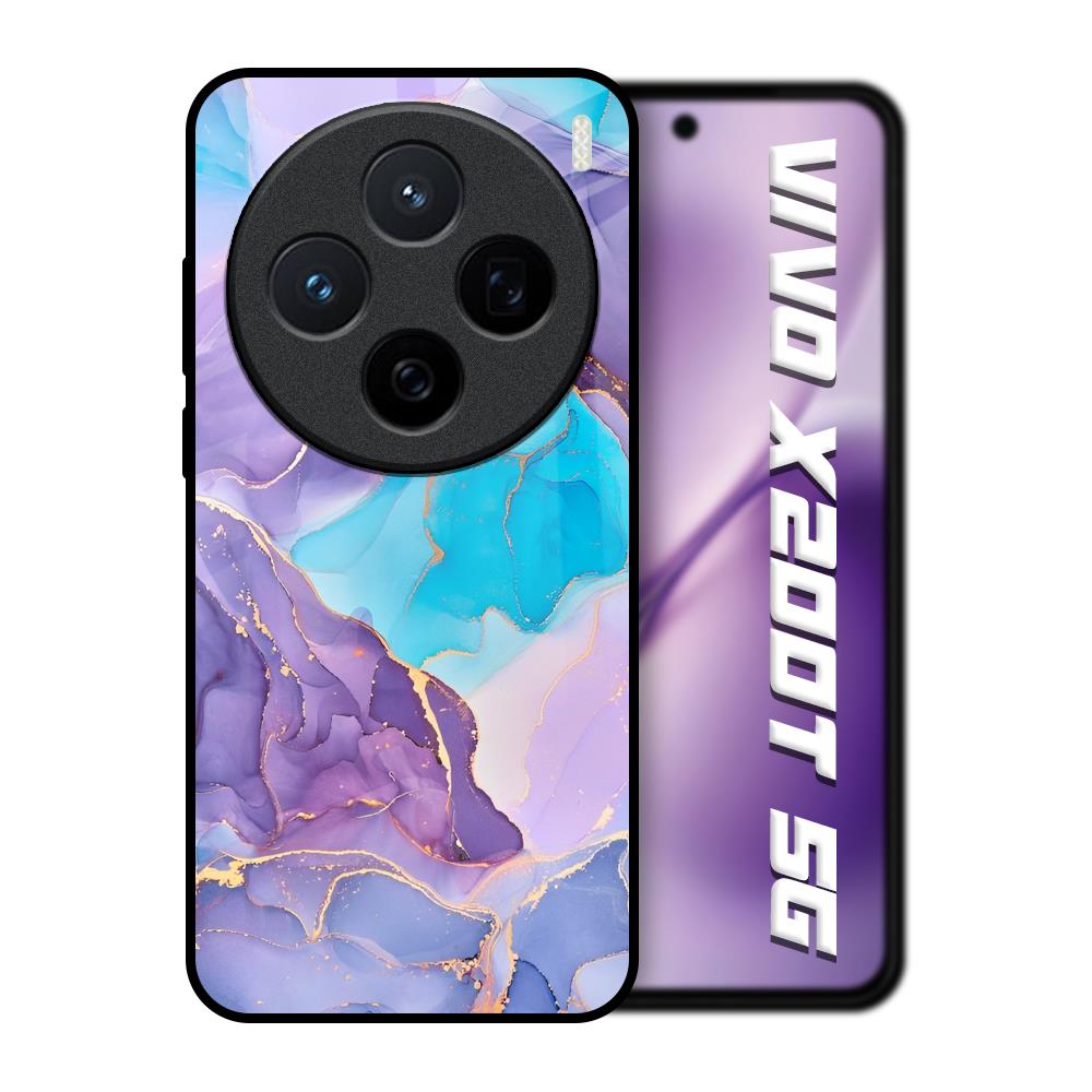 Alcohol ink Marble Vivo X200T 5G Glass Back Cover Online