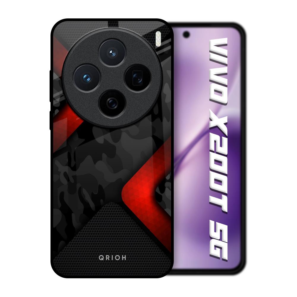 Modern Camo Abstract Vivo X200T 5G Glass Back Cover Online