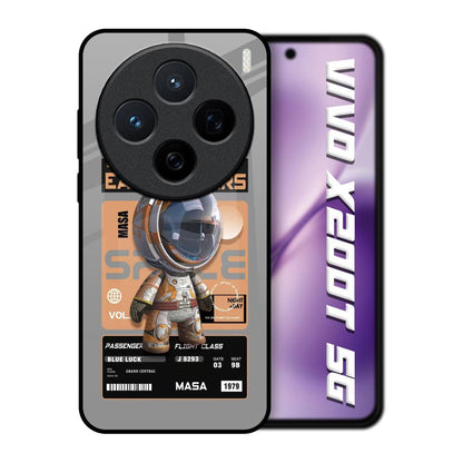 Space Ticket Vivo X200T 5G Glass Back Cover Online