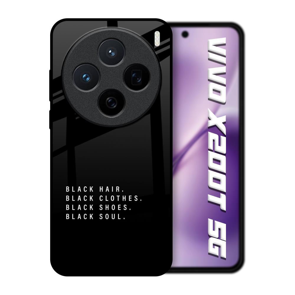 Black Soul Vivo X200T 5G Glass Back Cover Online