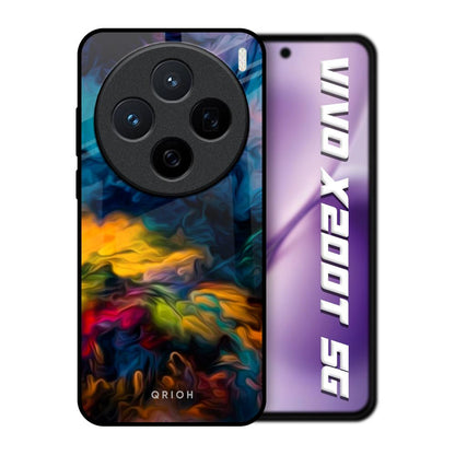 Multicolor Oil Painting Vivo X200T 5G Glass Back Cover Online