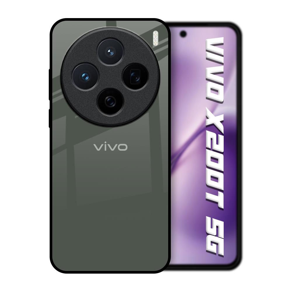 Charcoal Vivo X200T 5G Glass Back Cover Online