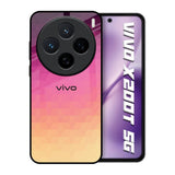 Geometric Pink Diamond Vivo X200T 5G Glass Back Cover Online