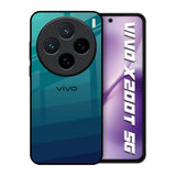 Green Triangle Pattern Vivo X200T 5G Glass Back Cover Online
