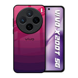 Wavy Pink Pattern Vivo X200T 5G Glass Back Cover Online
