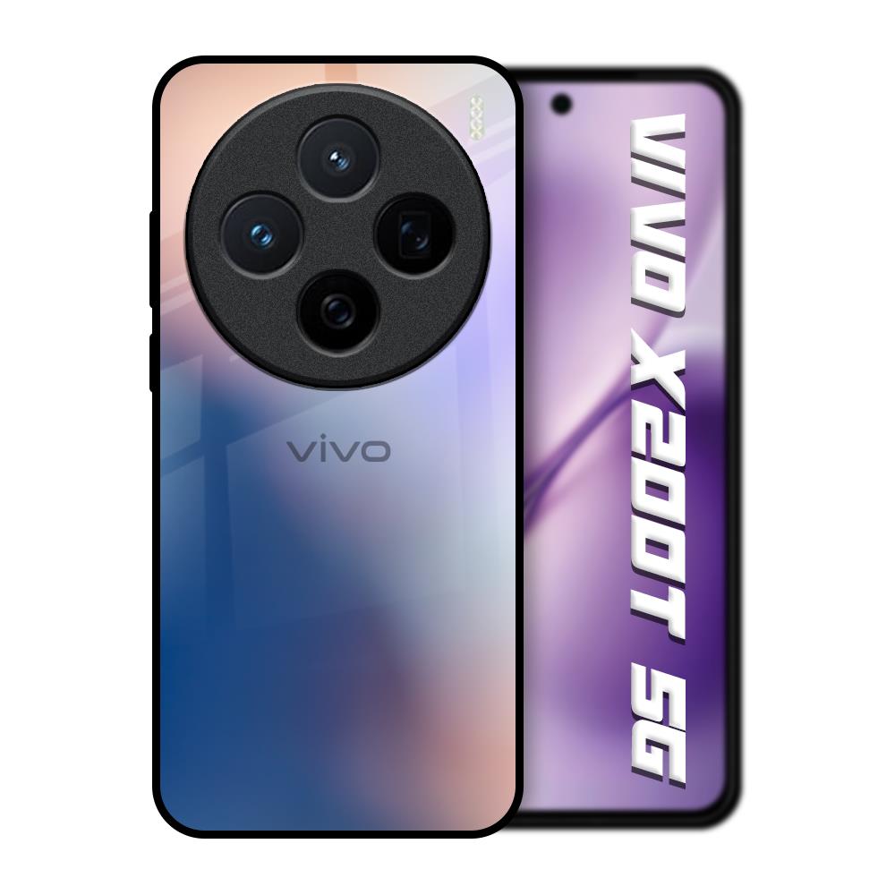 Blue Mauve Gradient Vivo X200T 5G Glass Back Cover Online