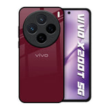 Classic Burgundy Vivo X200T 5G Glass Back Cover Online