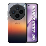 Aesthetic Orange Vivo X200T 5G Glass Back Cover Online