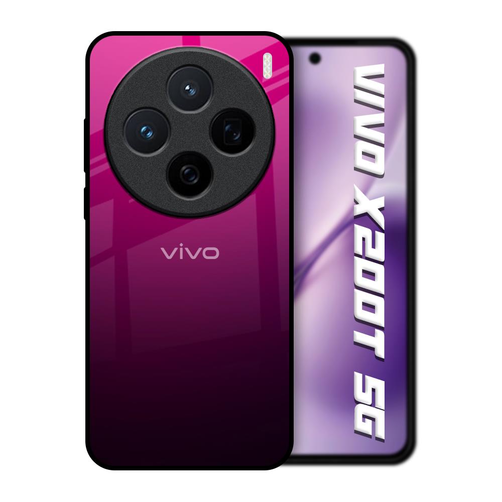Purple Ombre Pattern Vivo X200T 5G Glass Back Cover Online