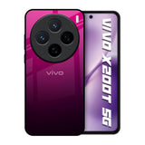 Purple Ombre Pattern Vivo X200T 5G Glass Back Cover Online
