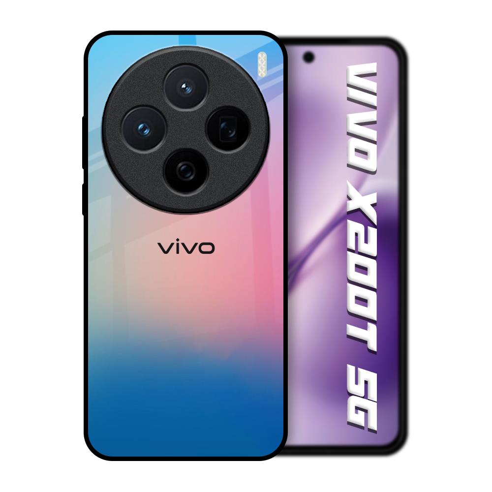 Blue & Pink Ombre Vivo X200T 5G Glass Back Cover Online