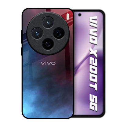 Smokey Watercolor Vivo X200T 5G Glass Back Cover Online