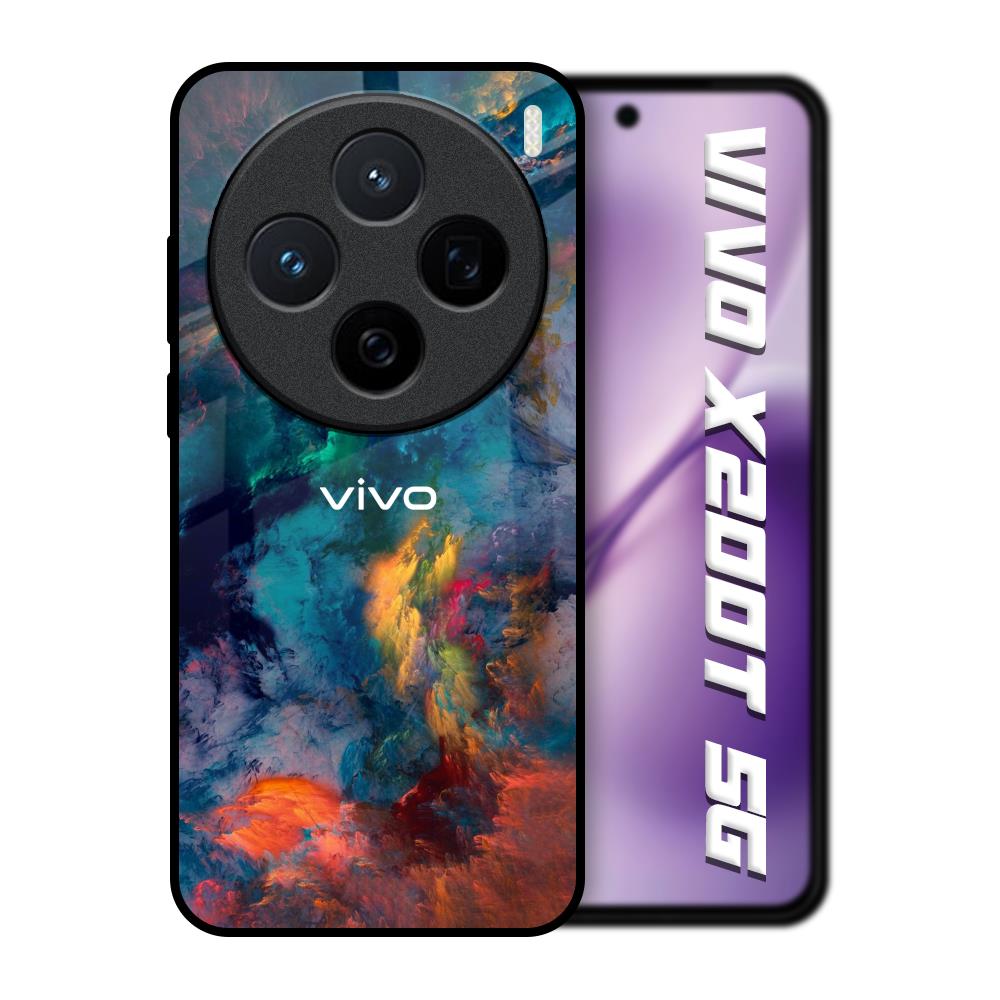Colored Storm Vivo X200T 5G Glass Back Cover Online