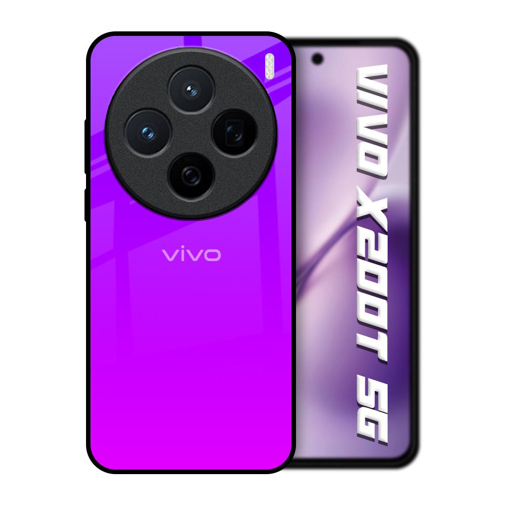 Purple Pink Vivo X200T 5G Glass Back Cover Online