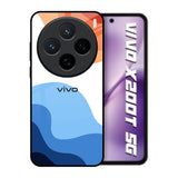 Wavy Color Pattern Vivo X200T 5G Glass Back Cover Online