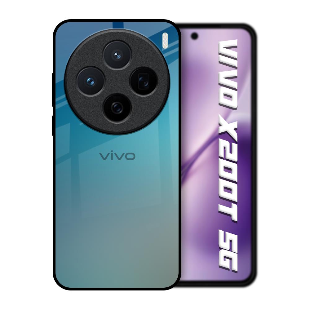 Sea Theme Gradient Vivo X200T 5G Glass Back Cover Online