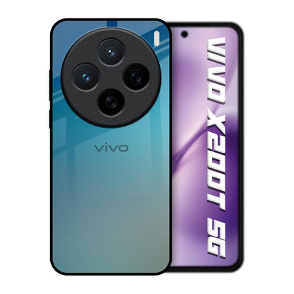 Sea Theme Gradient Vivo X200T 5G Glass Back Cover Online
