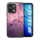 Space Doodles Vivo T5x 5G Glass Back Cover Online