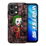 Joker Cartoon Vivo T5x 5G Glass Back Cover Online