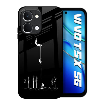Catch the Moon Vivo T5x 5G Glass Back Cover Online