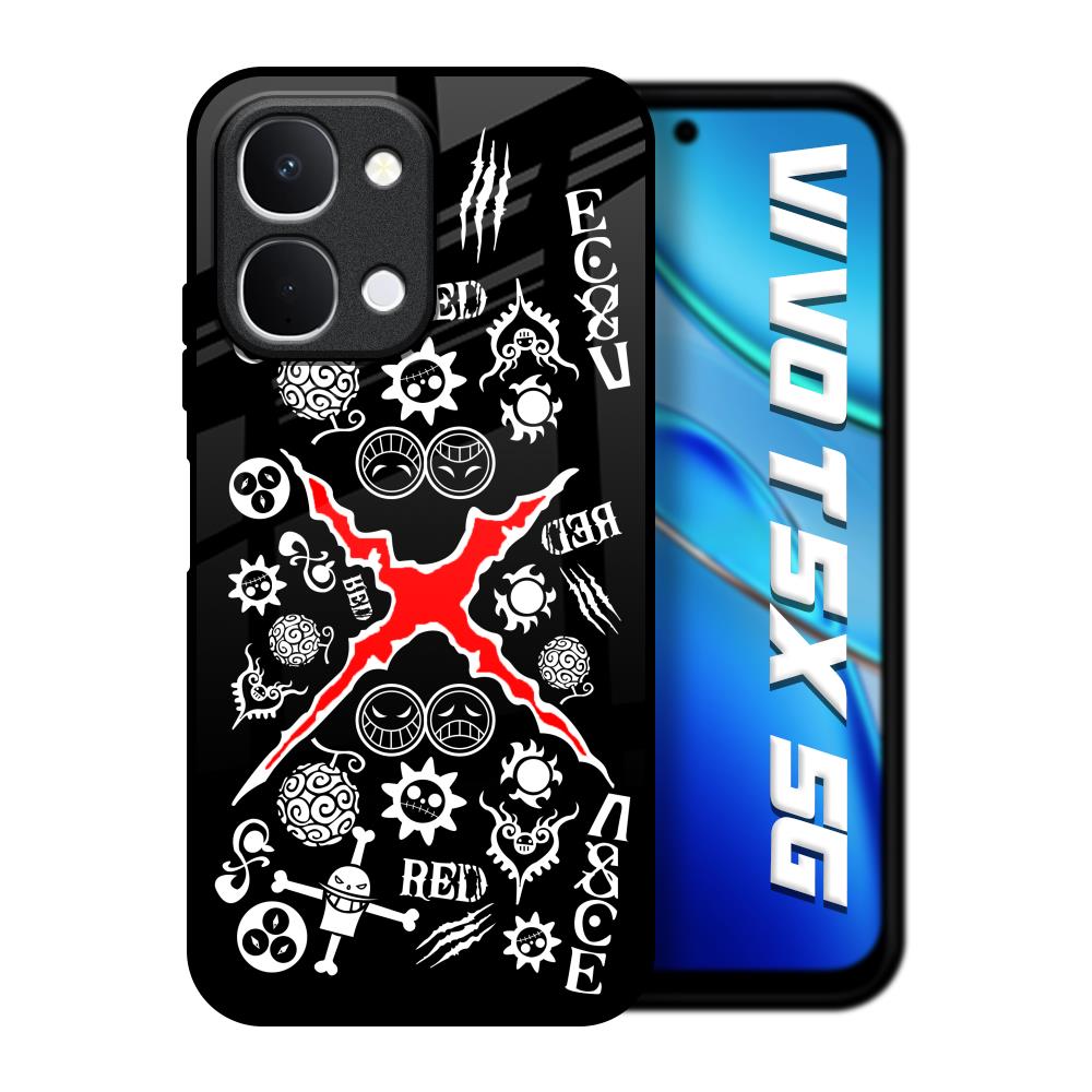 Red Zone Vivo T5x 5G Glass Back Cover Online