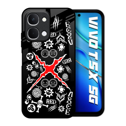 Red Zone Vivo T5x 5G Glass Back Cover Online
